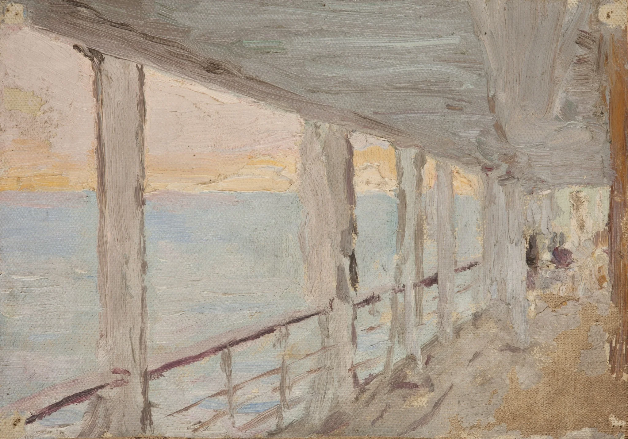 Corinth (On Board the Bohemia), by Jan Ciągliński, unspecified, 1910