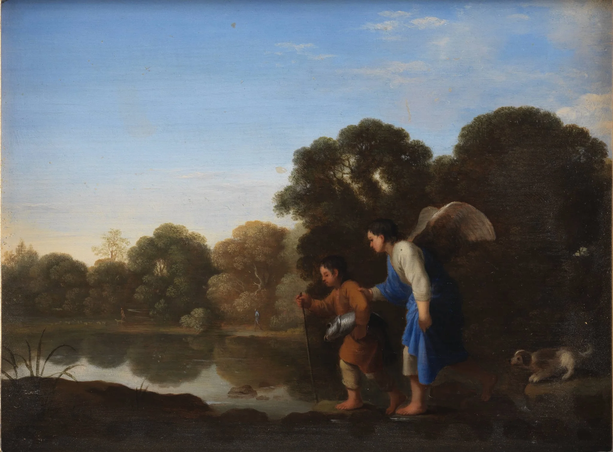 Young Tobiah and the Angel, by Unknown, 1662