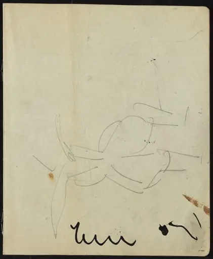 Dancers and Performers  (Page from a Sketchbook)