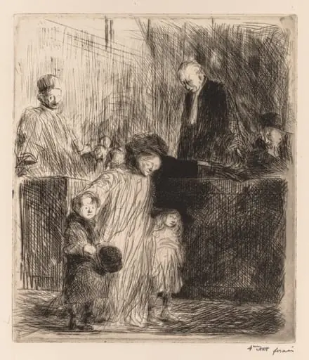 Sortie de l'Audience