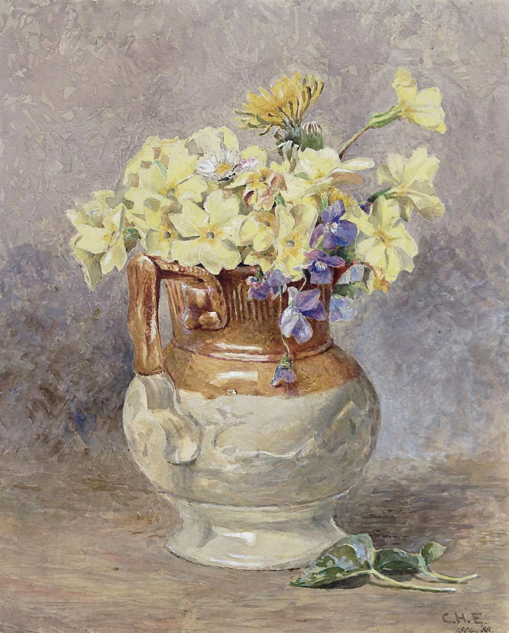 A Child's Nosegay: Wild Flowers in a Jug