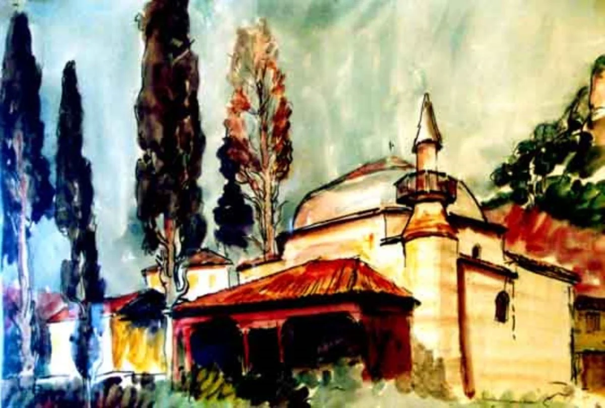 Peisaj cu geamie, by Ștefan Popescu, unspecified