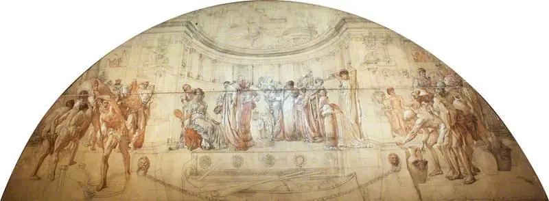 The Arts of Industry as Applied to Peace (full-scale cartoon for a wall painting in the Victoria and Albert Museum)