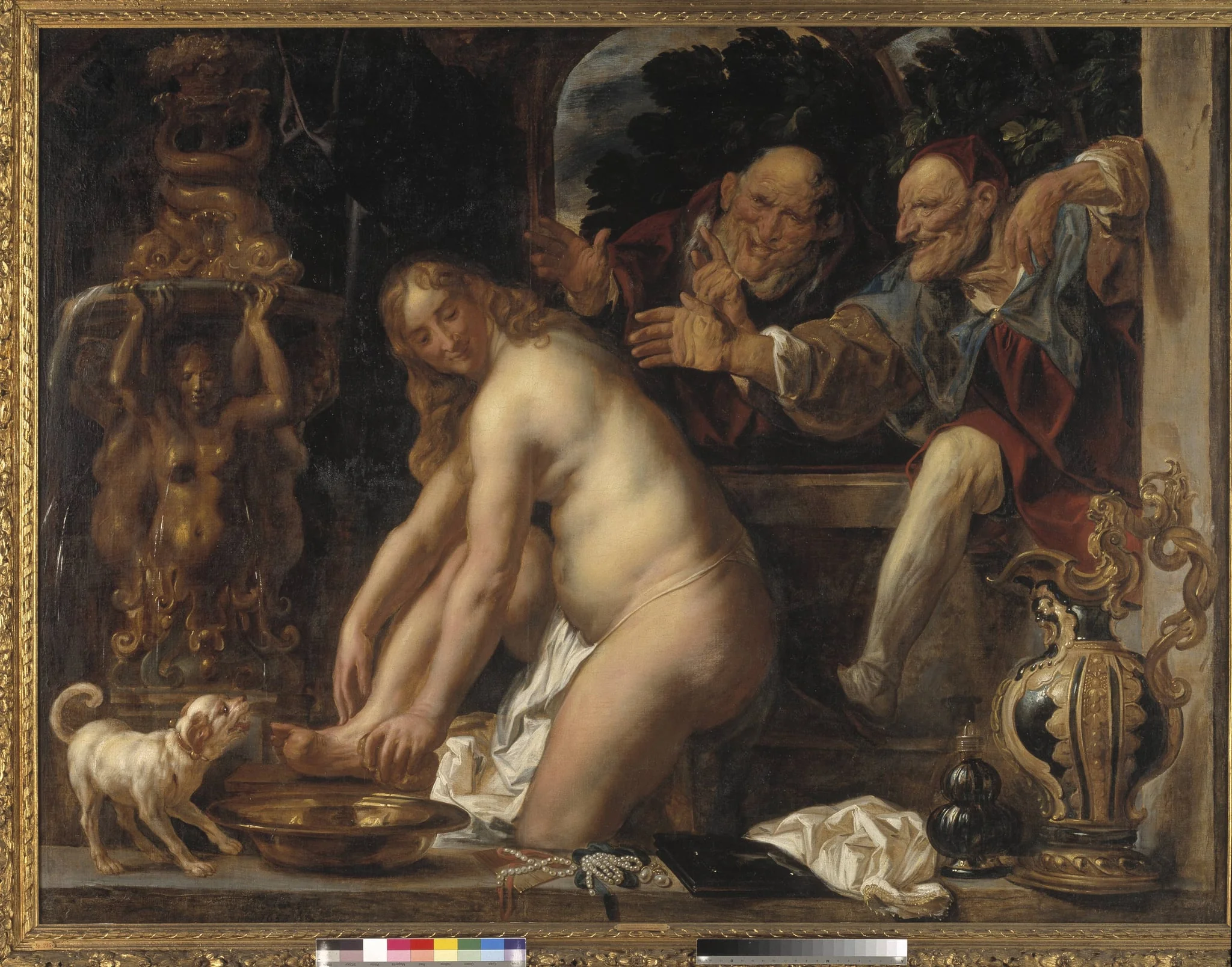 Susanna and the Elders, by Unknown, 1653