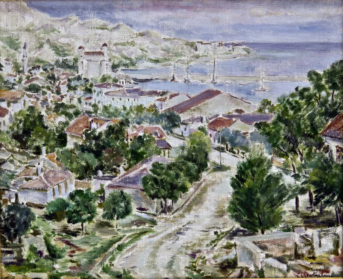 Peisaj, by Constantinescu, C. Constantin, 1939