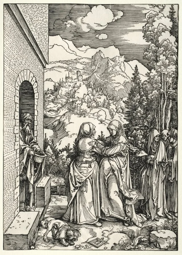 The Visitation, by Albrecht Dürer, 1504