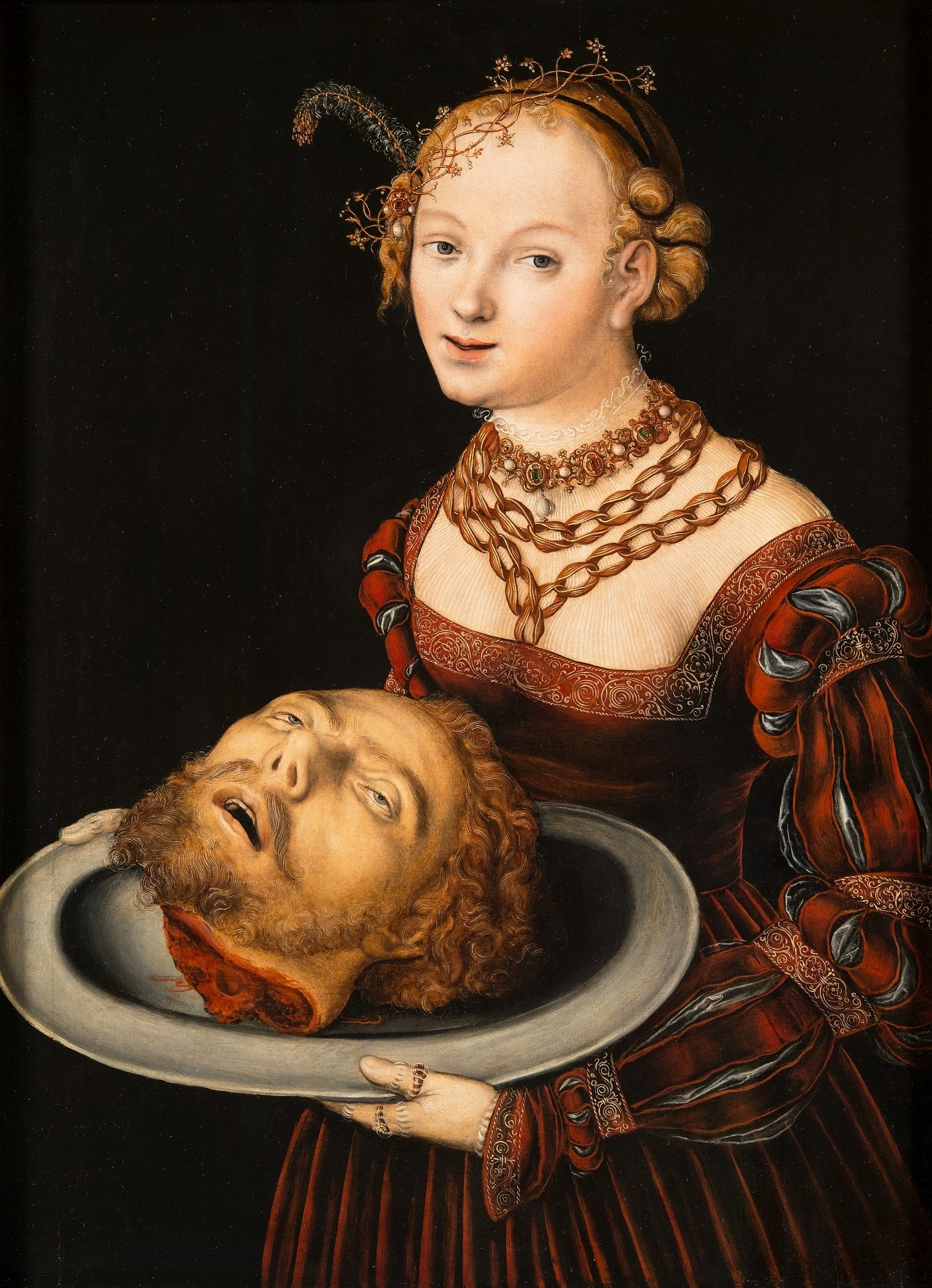 Salome with the Head of St John the Baptist, by Lucas Cranach the Elder, unspecified, 1526