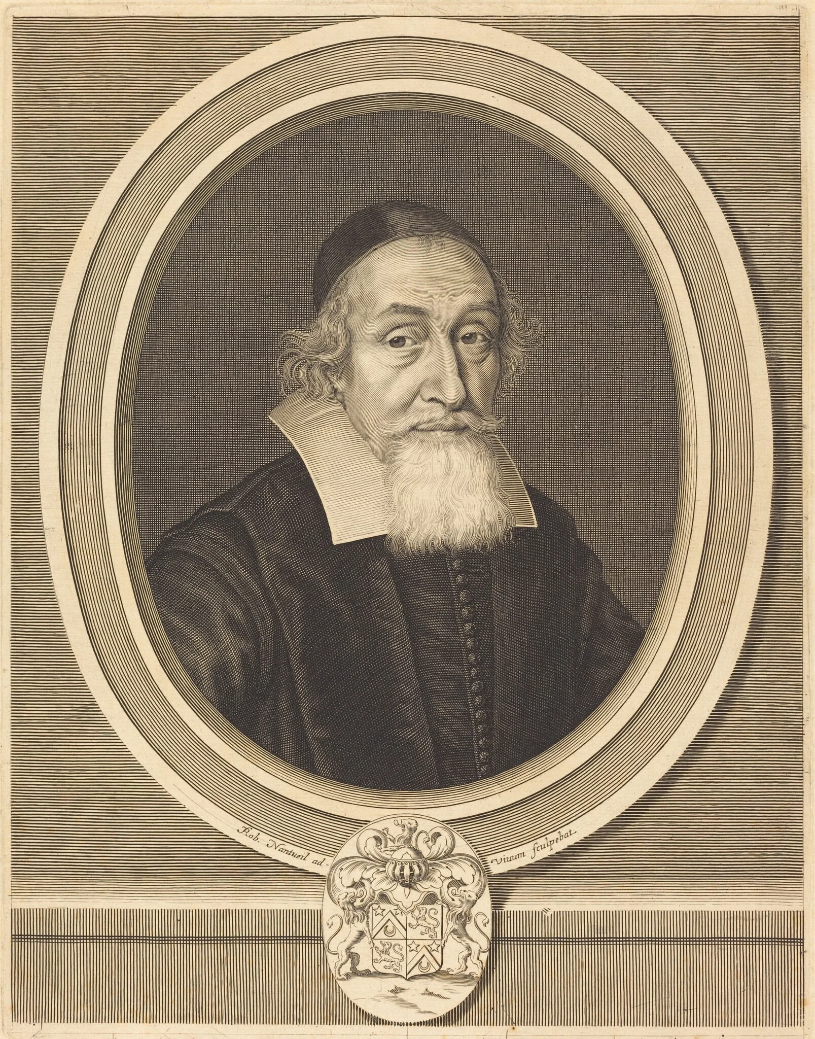 Mathieu Mole, by Robert Nanteuil, ink, 1653
