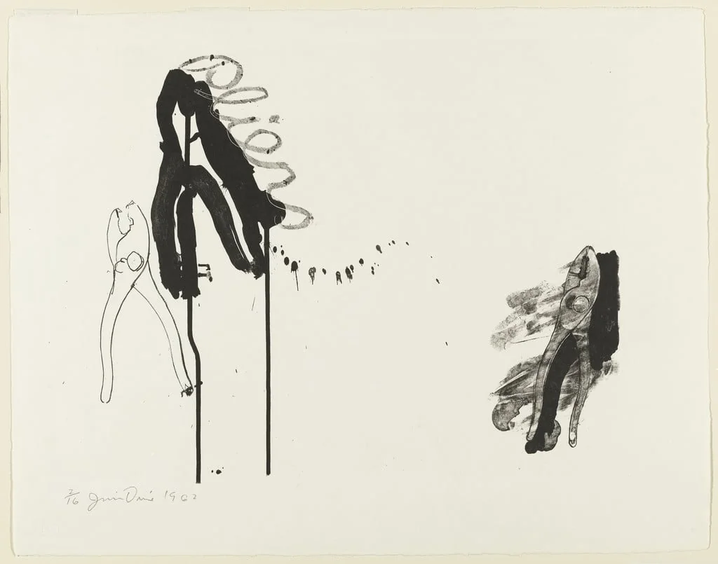 Untitled, by Jim Dine, ink, 1962