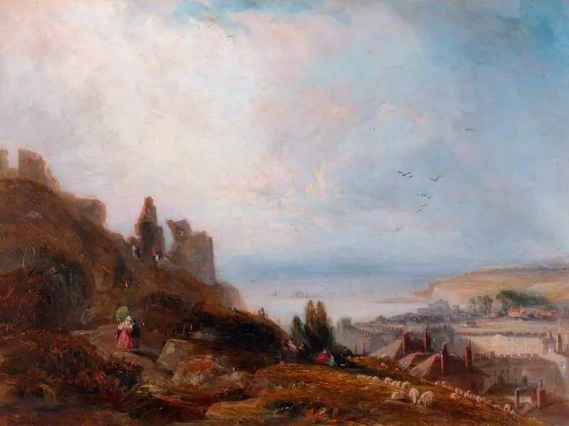 Hastings from the Castle Hill, Looking towards St Leonards