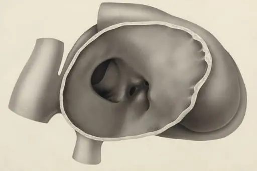 Heart of a human embryo