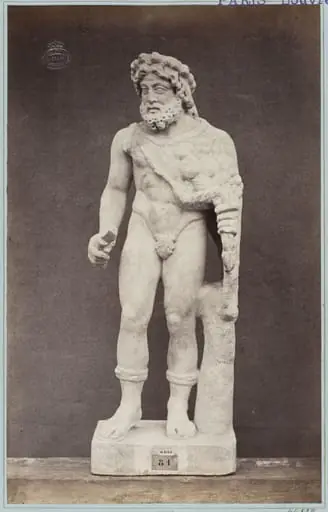 Vertumness statuette in marble