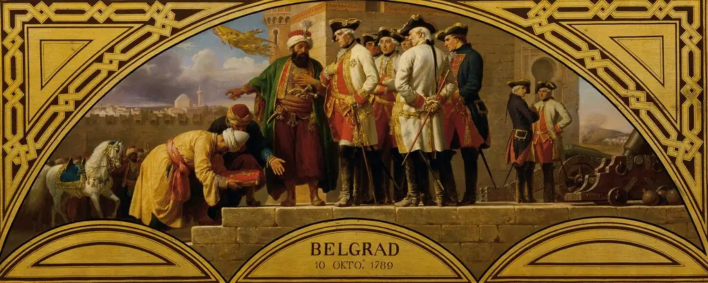 The surrender of Belgrade in 1789
