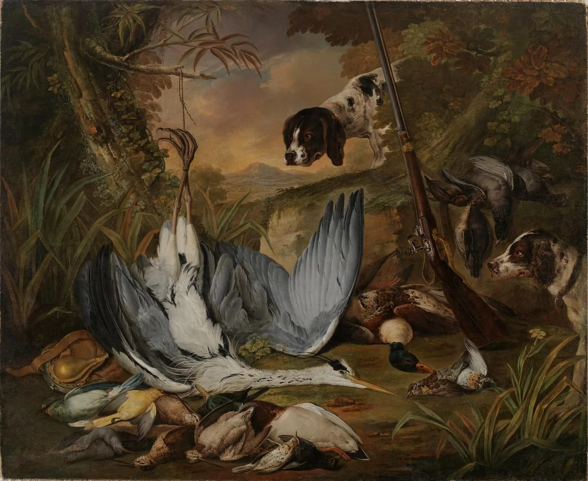 Riista-asetelma, by Jacob Xaver Vermoelen, unspecified