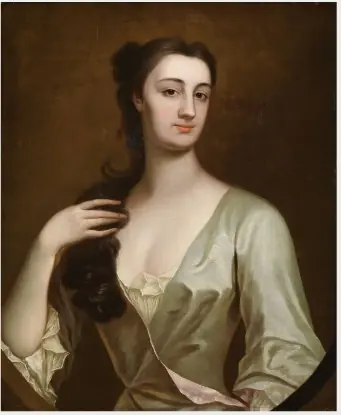 Portrait of Cecilia Leeson (born Leigh) (d.1737)