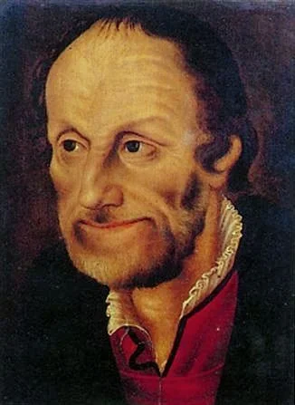 Portrait of Philipp Melanchton, by Lucas Cranach the Younger, oil, 1550
