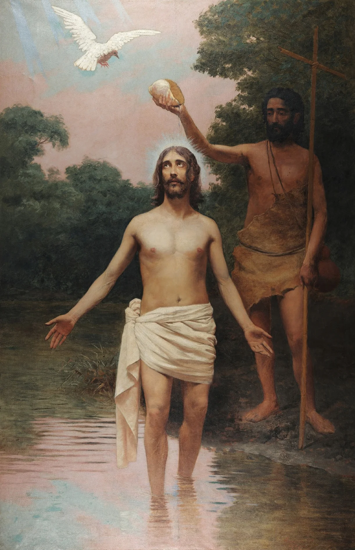 The Baptism of Christ, by José Ferraz de Almeida Júnior, oil, 1898