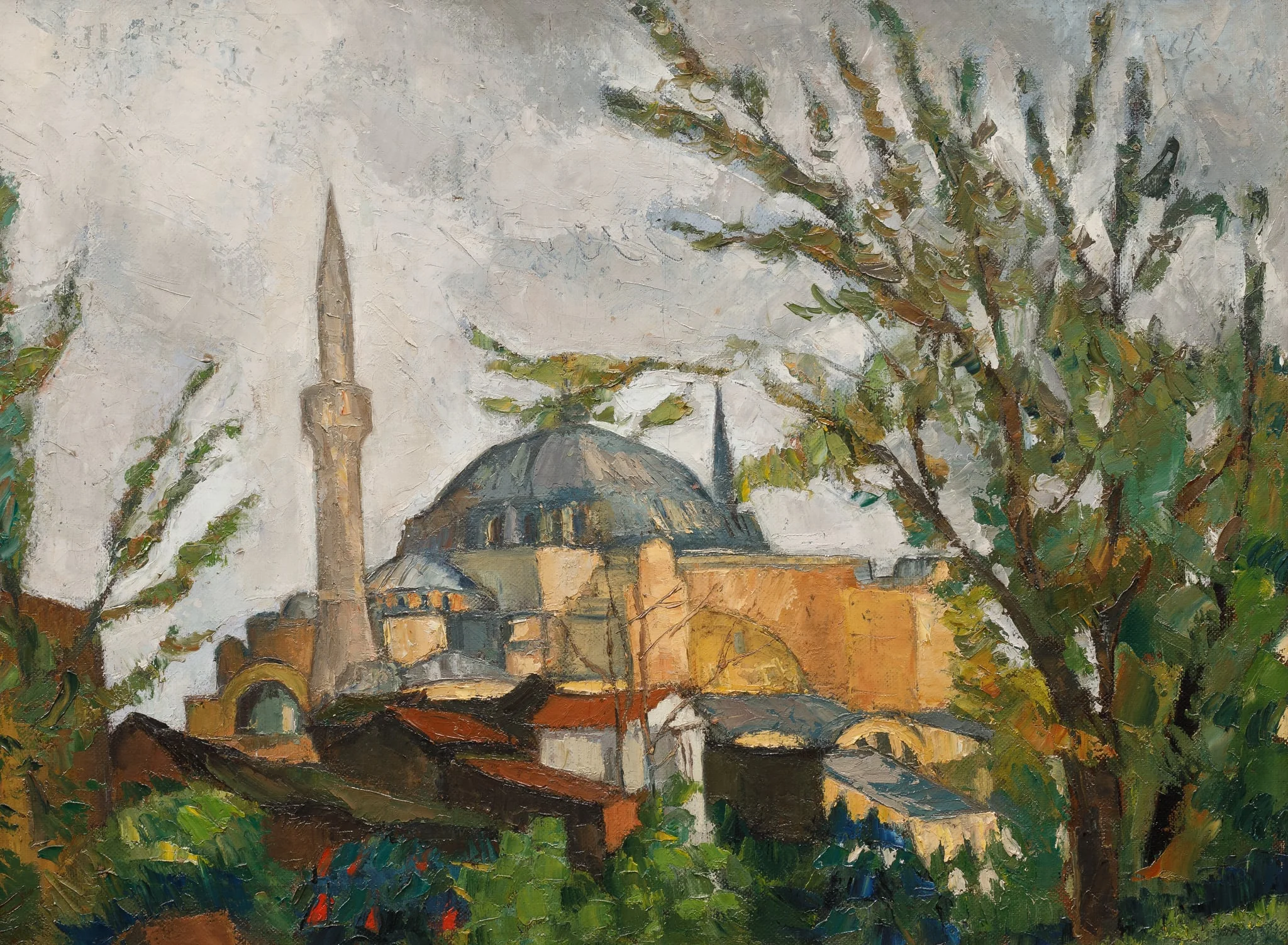 Aja Sofia. Constantinopol, by Iosif Iser, 1850
