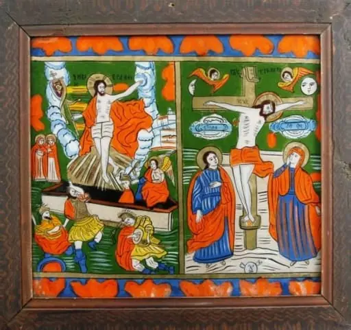 Înălțarea lui Iisus Hristos la ceruri; Răstignirea lui Iisus Hristos