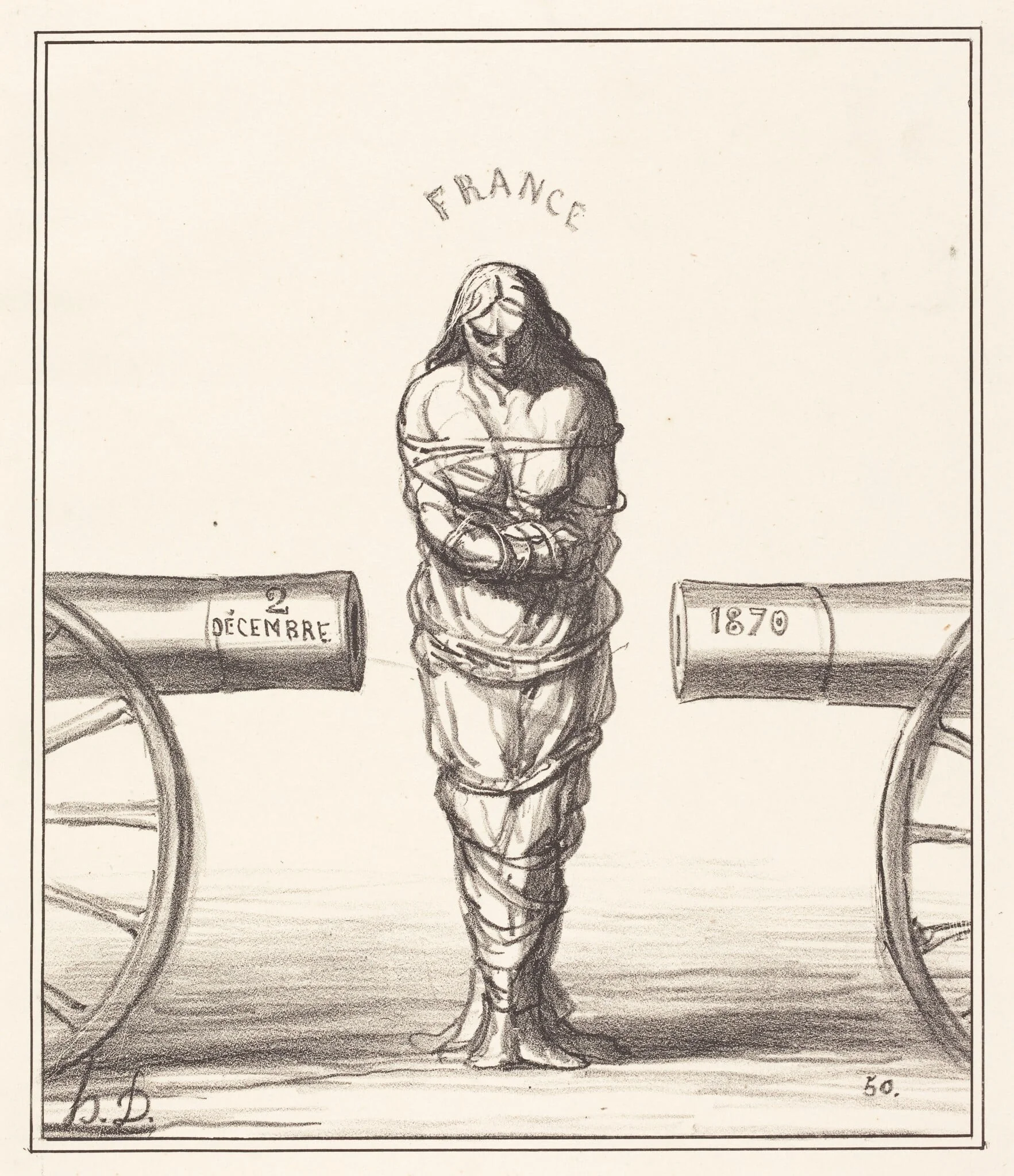 Histoire d'un règne, by Honoré Daumier, ink, 1870