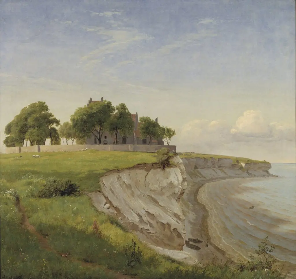 Højerup Church on the Cliffs of Stevns, Zealand
