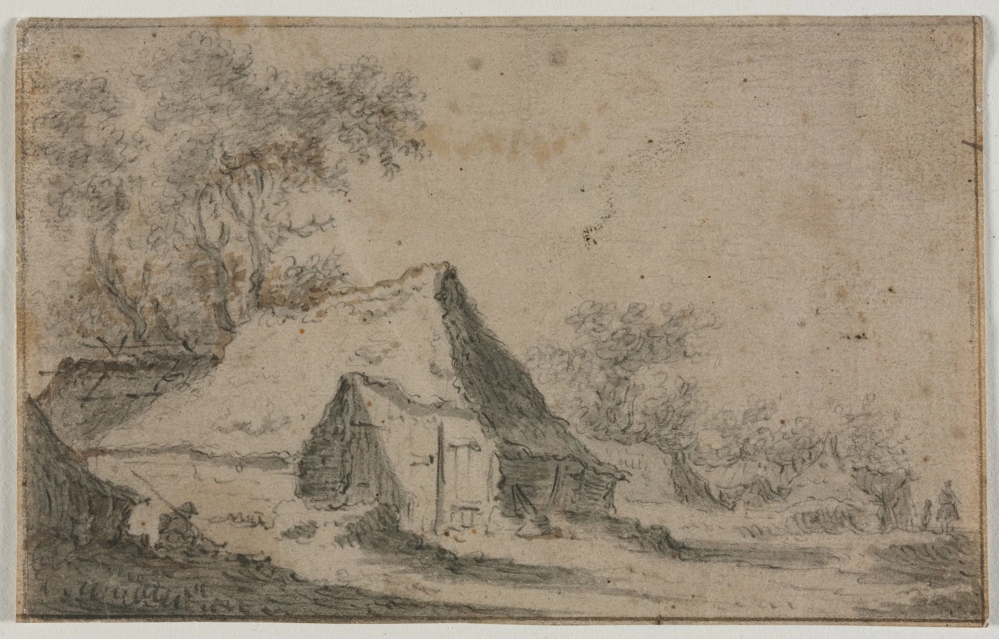The Little Hamlet, by Antonie Waterloo, 1642