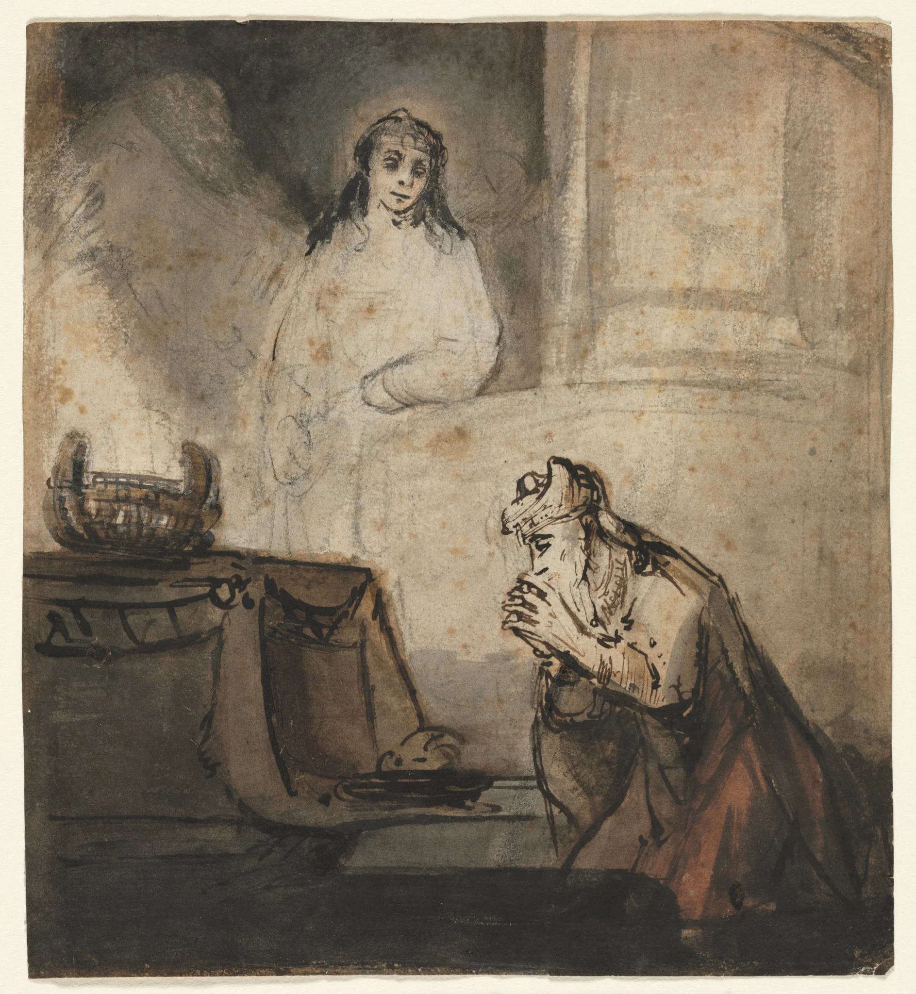 Angel Appearing to Zacharias, by Barent Fabritius, 1662