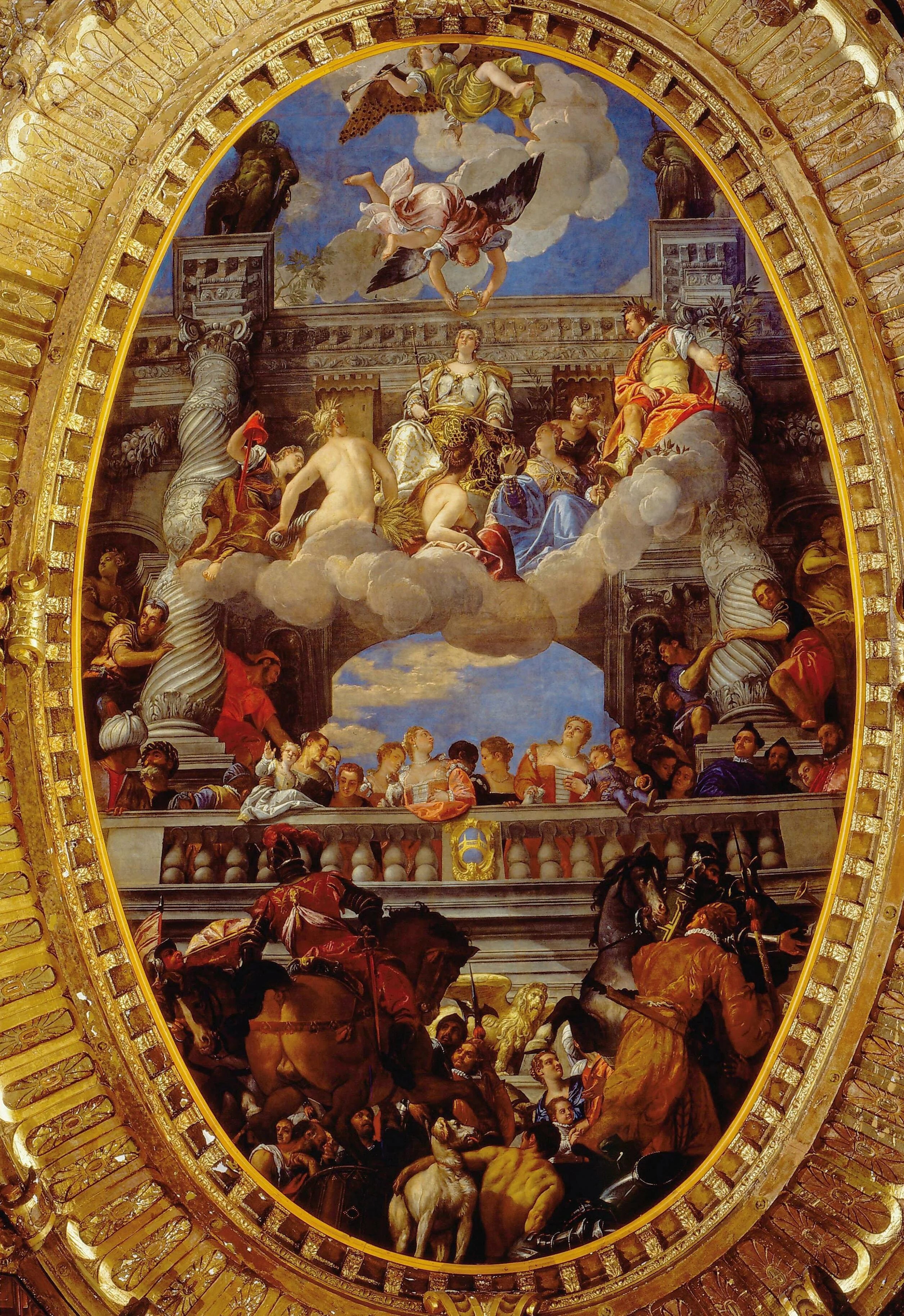 Triumph of Venice, by Paolo Veronese, oil, 1593