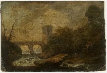 Sunset beyond a Bridge