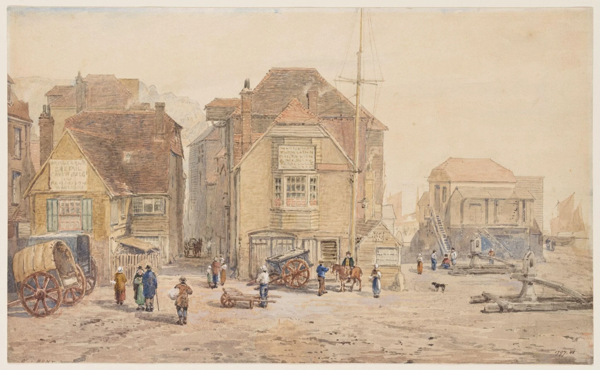 The old fishmarket at Hastings