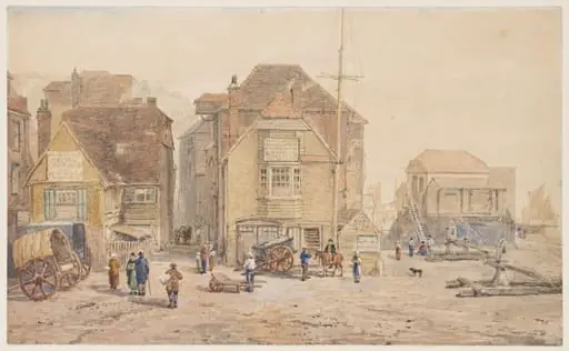 The old fishmarket at Hastings