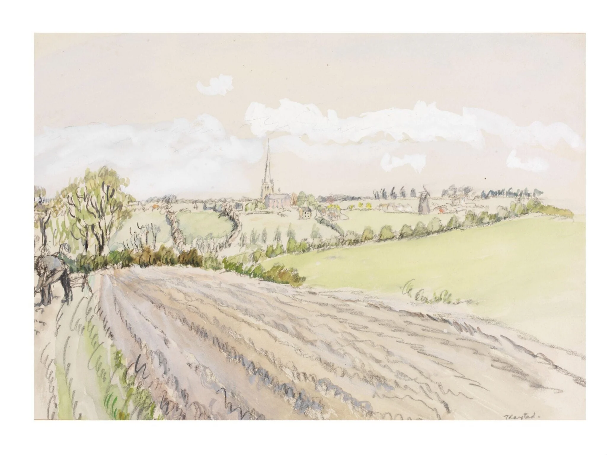 Thaxted from the Fields