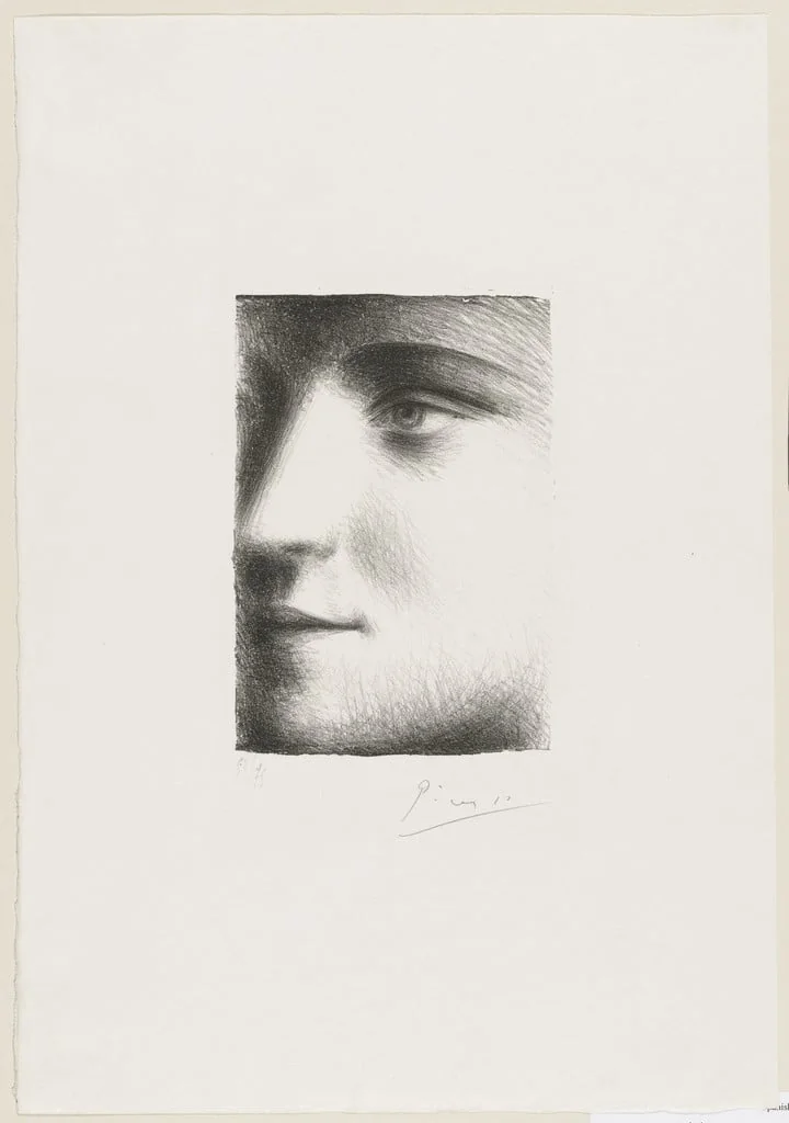 Untitled, by Pablo Picasso, ink, 1928