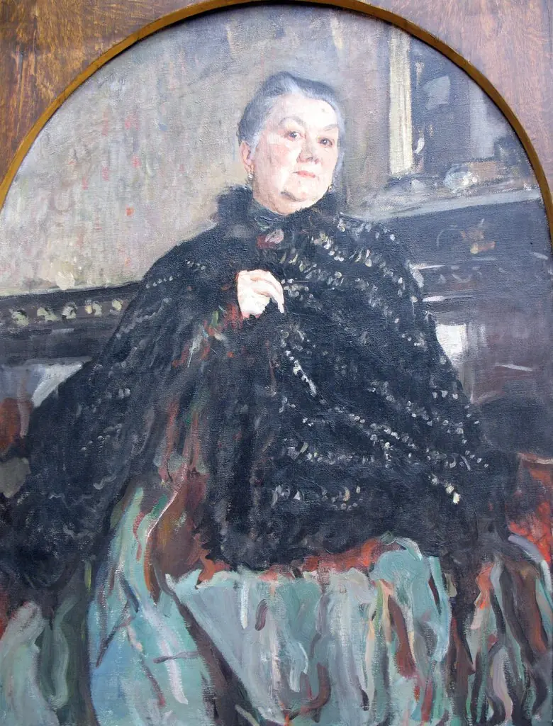 Portrait of the actrice G.H. Fedotovoj