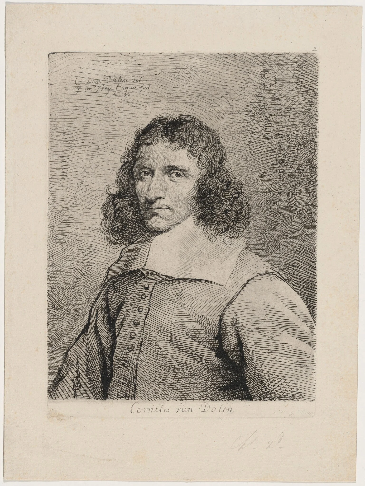 Cornelius van Dalen, by Johannes Pieter de Frey, ink, 1801