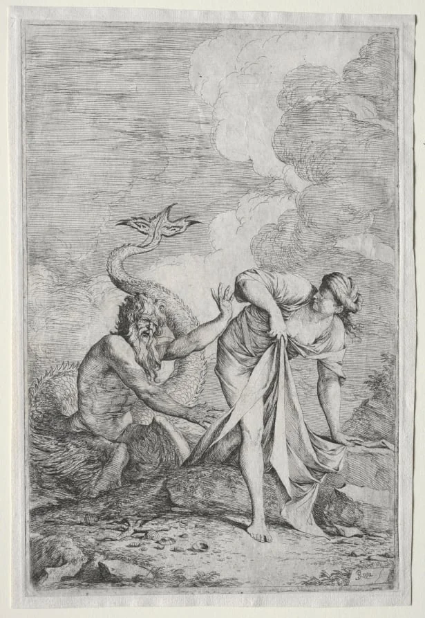 Glaucus and Scylla, by Salvator Rosa, 1661