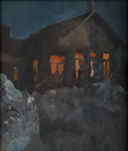 Yömaisema Malmilta