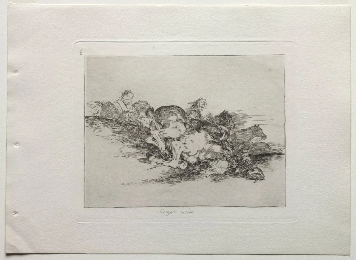 Disasters of War: It Always Happens, by Francisco Goya, 1815