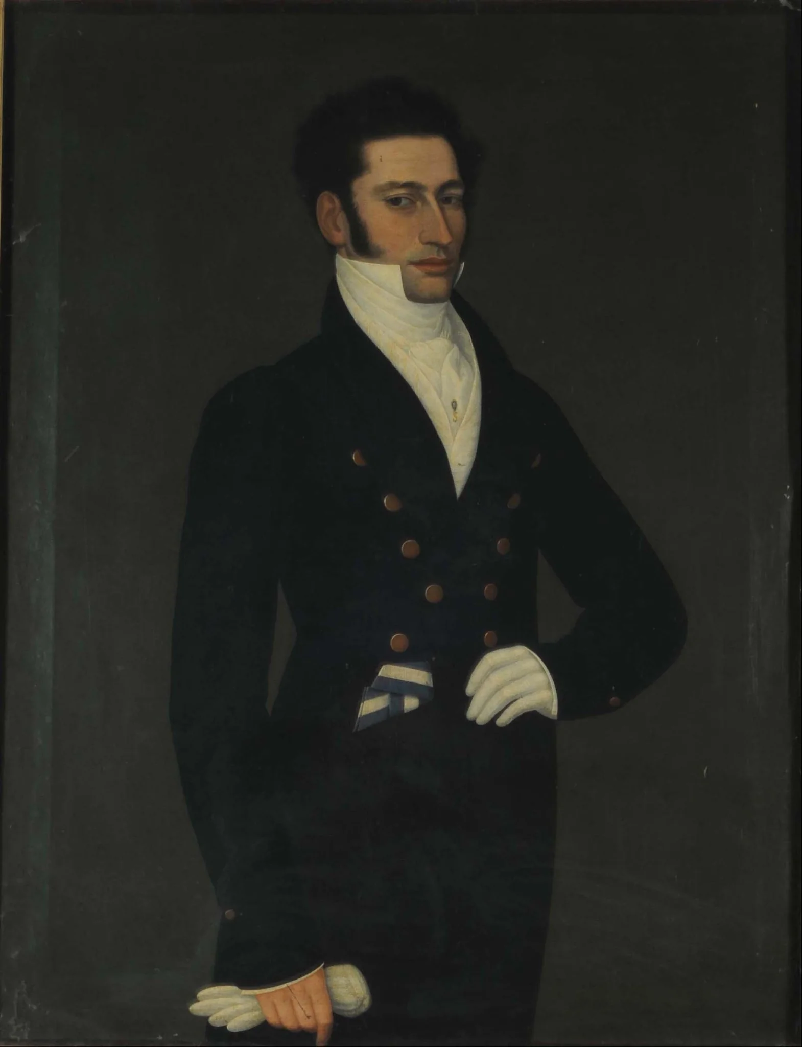 Retrato de José Gerónimo Rodríguez, by José Gil de Castro, oil, 1826