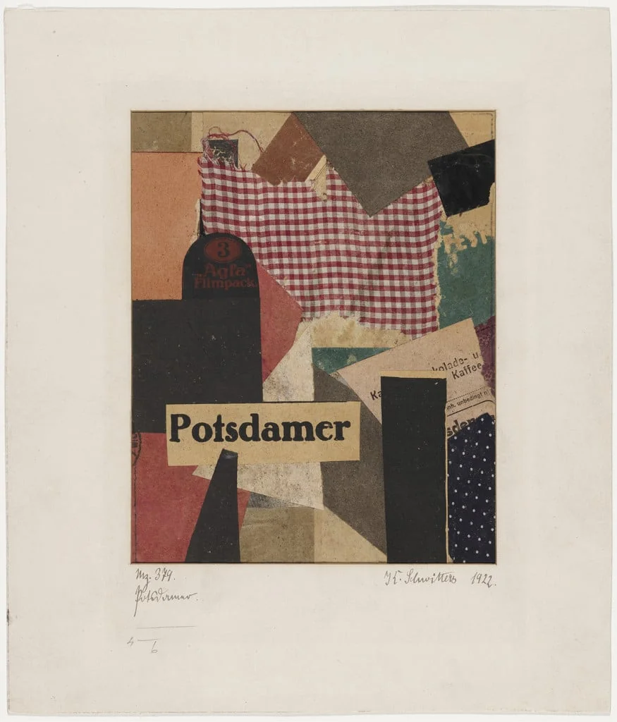 Untitled, by Kurt Schwitters, paint, 1922