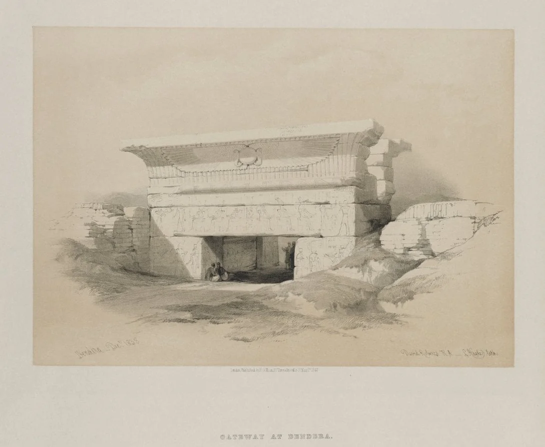 Egypt and Nubia, Volume I: Dendera, by Louis Haghe, 1847