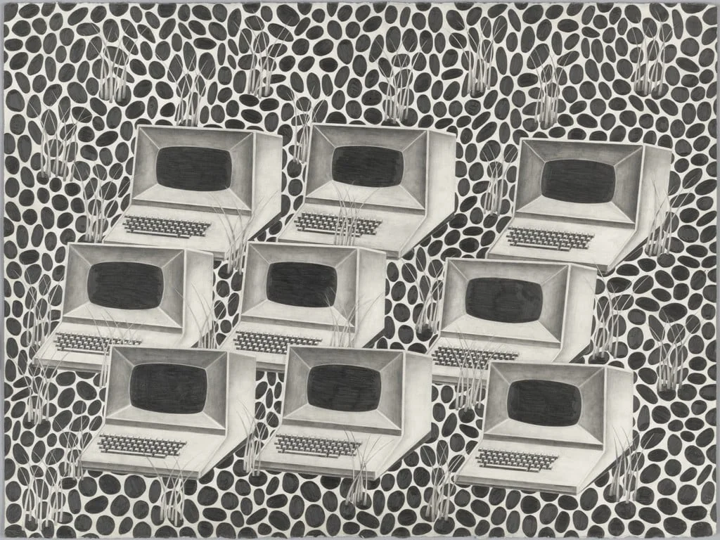 Untitled, by Jon Widman, graphite, 2000