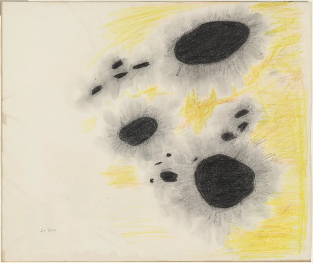 Untitled, by Robert Whitman, graphite, 1964