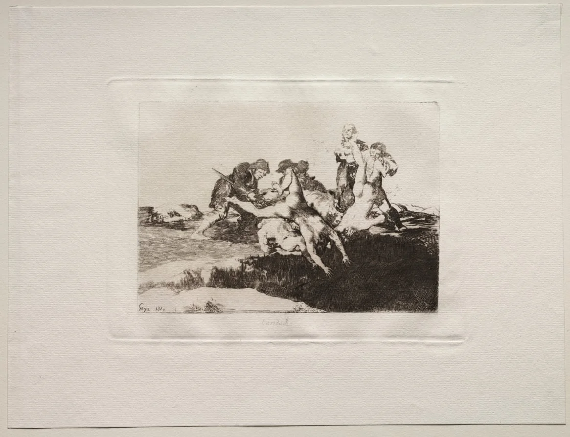 The Horrors of War:  Charity, by Francisco Goya, 1810