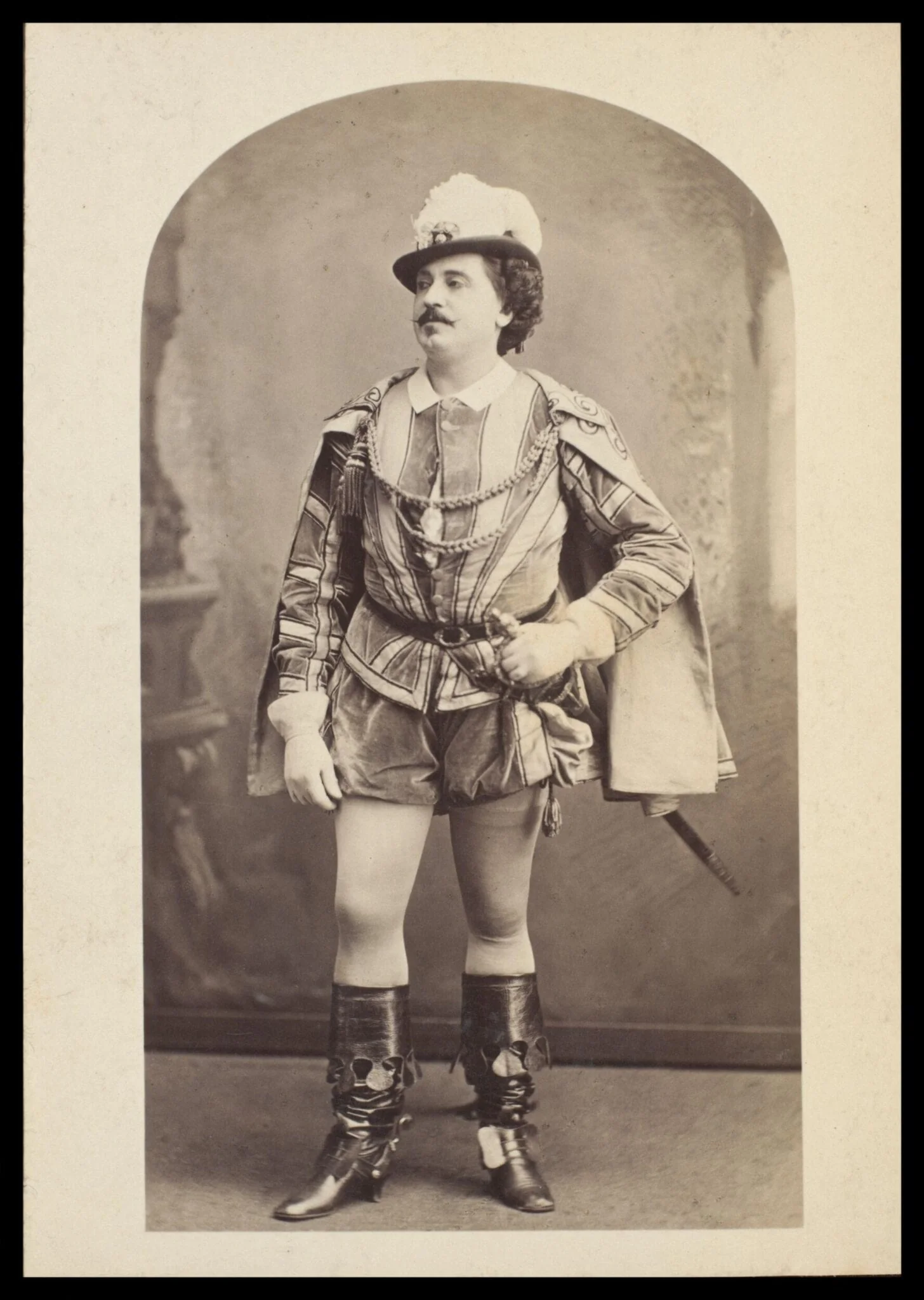 Guy Little Theatrical Photograph, by Bradley & Rulofson, photographic, 1850