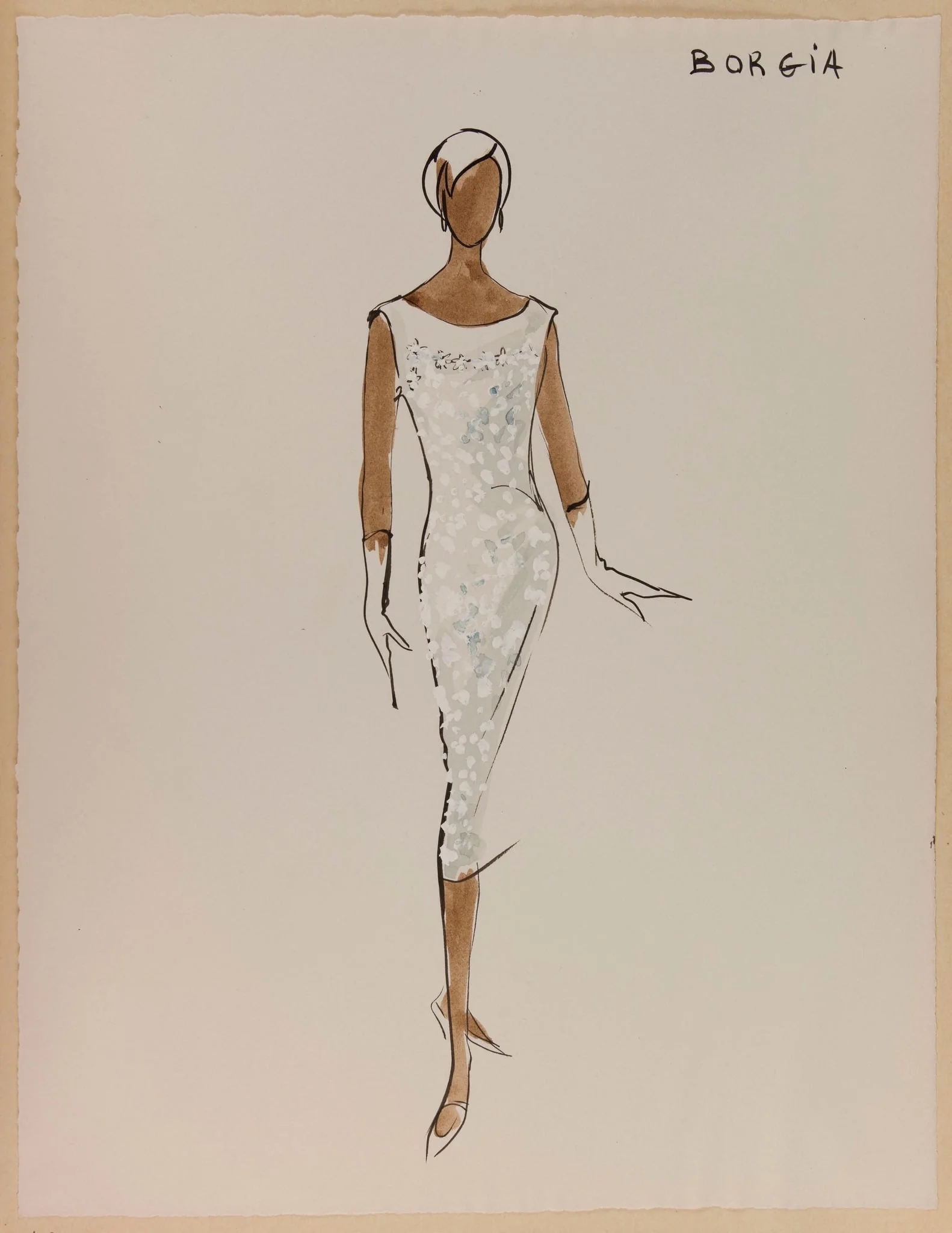 Borgia, by Carven, 1956