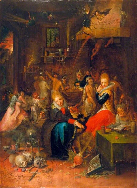 Witches' Sabbath, by Frans Francken the Younger, oil, 1606