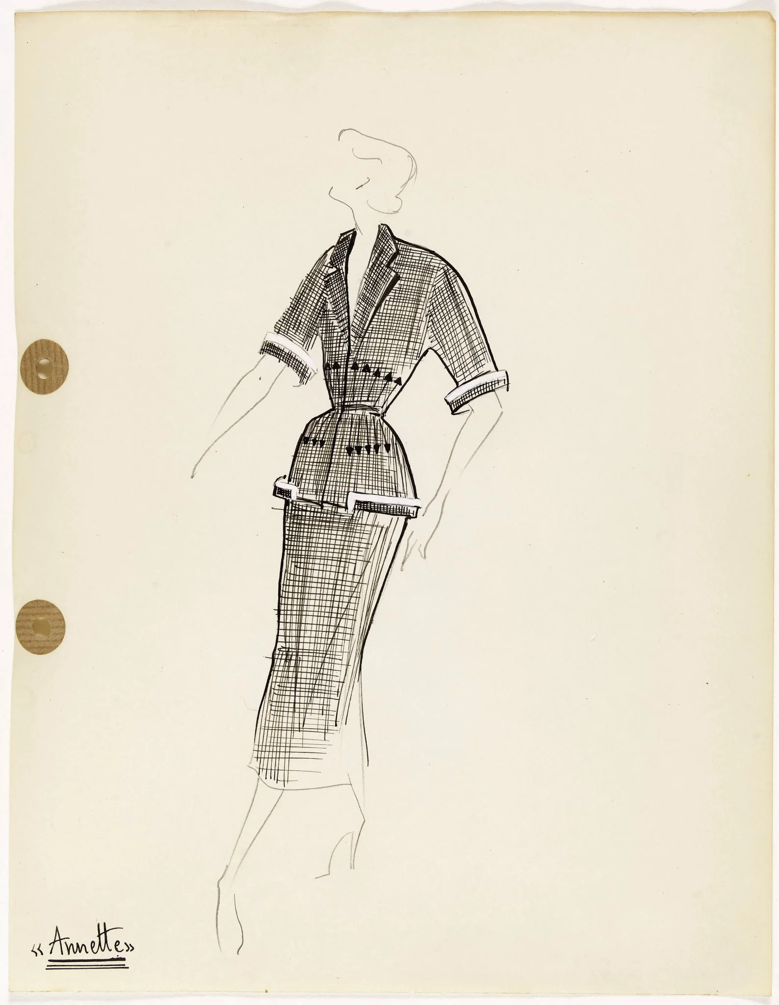 'Annette', by Carven, 1949