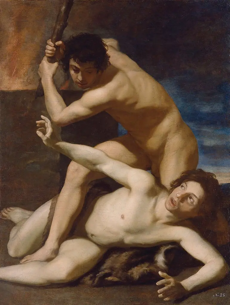 Cain kills Abel
