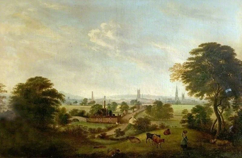 View of Derby from Nottingham Road